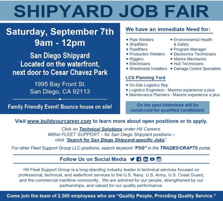 San Diego Shipyard Job Fair Nativehire